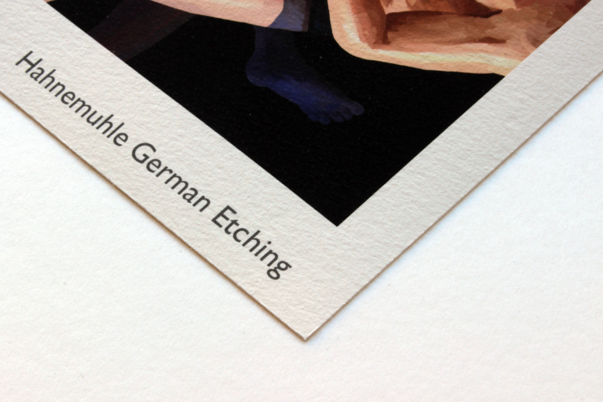 hahnemuhle german etching Well Hung