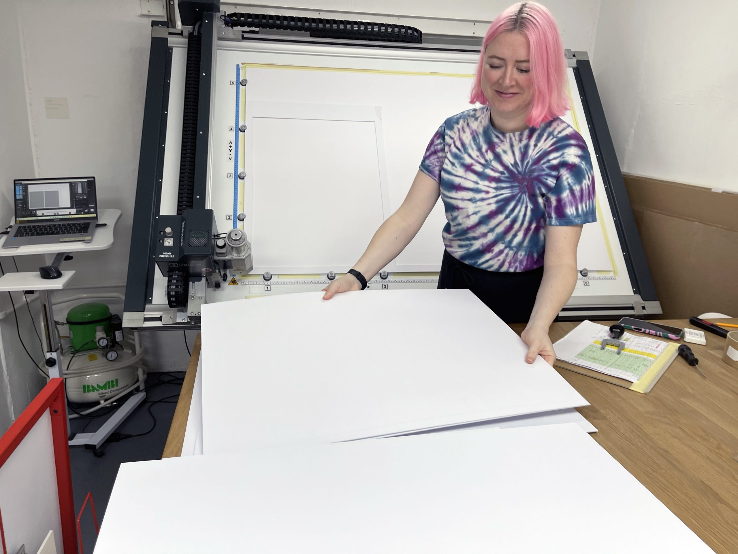 Bespoke picture framing workshop at Well Hung