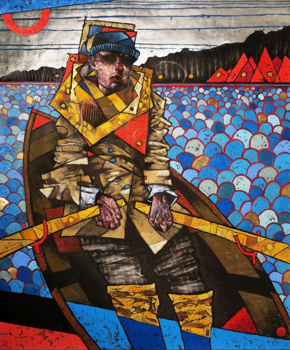 A Ferry to the Burning Hills120cm x 150cm