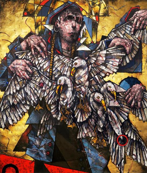 Old Sam130x150cm