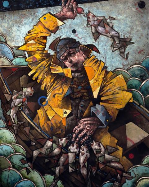 Spinning120x150cm
